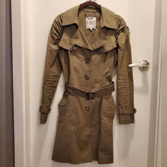 Dark green Trench coat - Picture 1 of 5